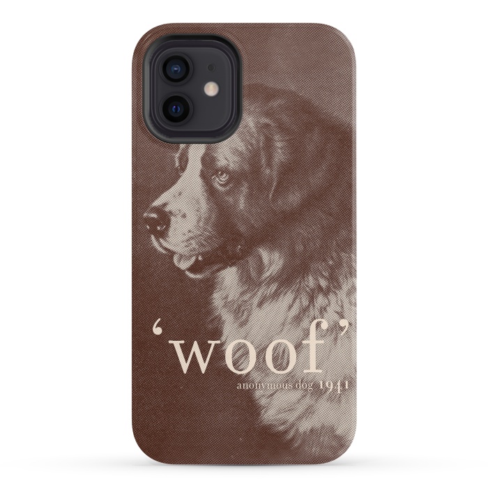 iPhone 12 StrongFit Famous Quote Dog by Florent Bodart