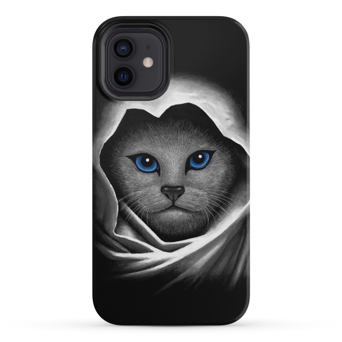 iPhone 12 mini StrongFit Blue Eyes by Tummeow