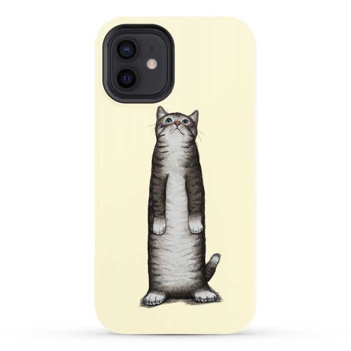 iPhone 12 StrongFit Look Cat by Tummeow