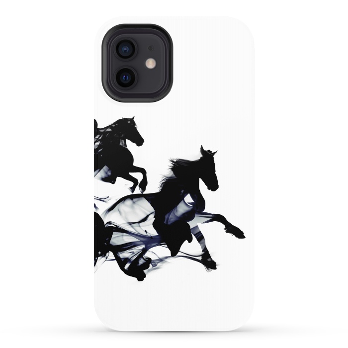 iPhone 12 StrongFit Black Horses by Róbert Farkas
