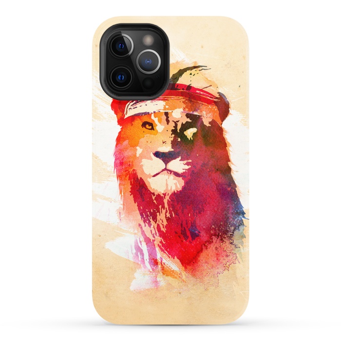iPhone 12 Pro StrongFit Gym Lion by Róbert Farkas