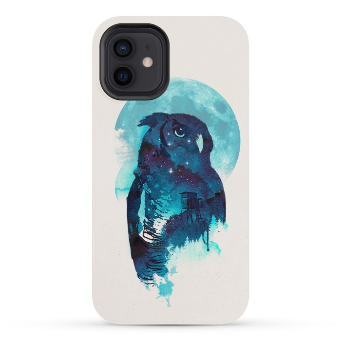iPhone 12 mini StrongFit Midnight Owl by Róbert Farkas