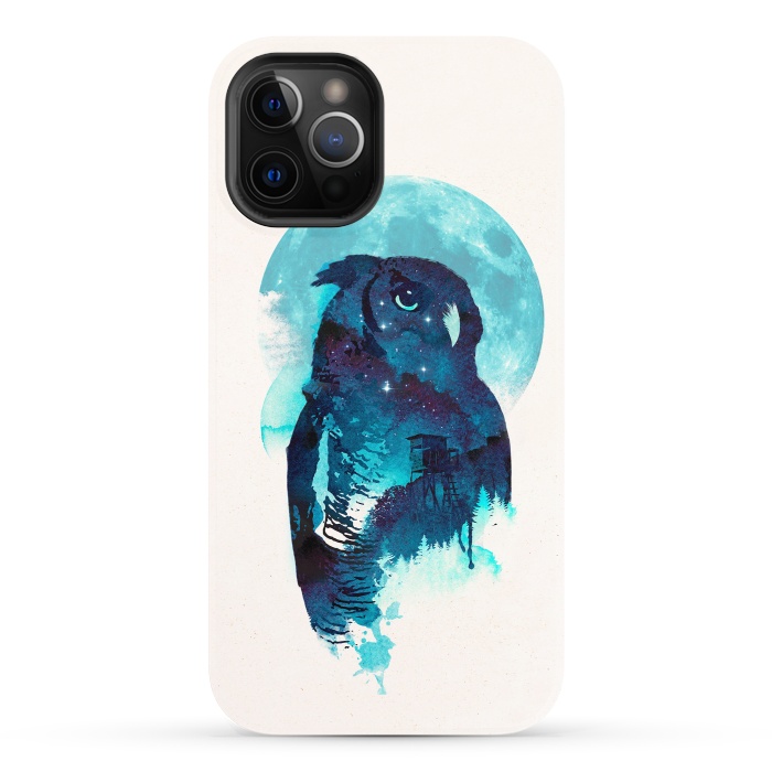iPhone 12 Pro StrongFit Midnight Owl by Róbert Farkas