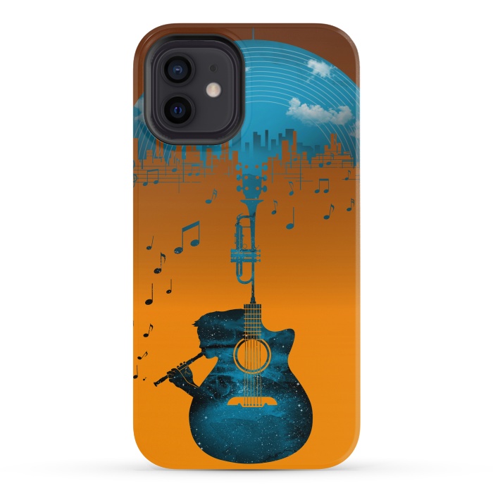 iPhone 12 mini StrongFit Music Cover by Jay Maninang