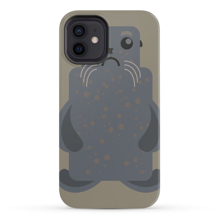 iPhone 12 mini StrongFit Sea lion by Parag K