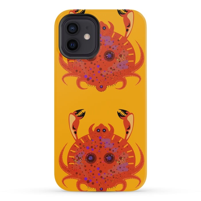 iPhone 12 mini StrongFit Crab by Parag K