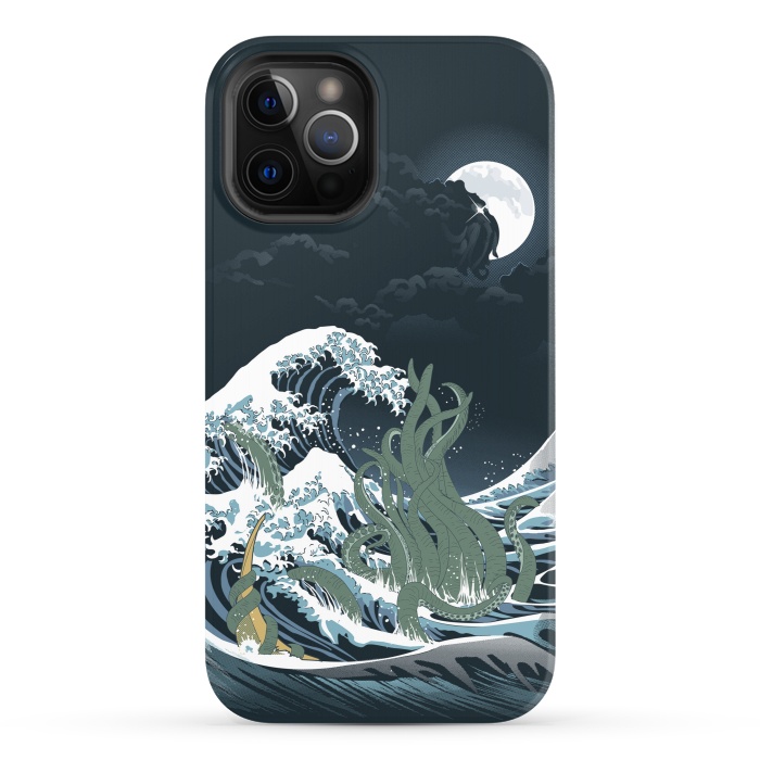 iPhone 12 Pro StrongFit The Wave off R'lyeh  by Samiel Art
