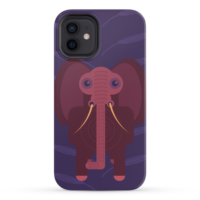 iPhone 12 mini StrongFit Elephant  by Parag K