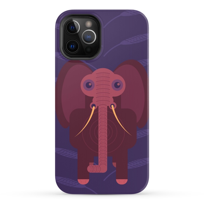iPhone 12 Pro StrongFit Elephant  by Parag K