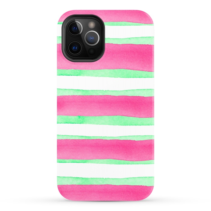 iPhone 12 Pro StrongFit Peppermint Candy by Amaya Brydon