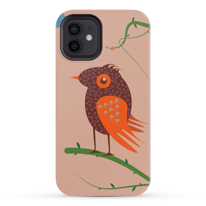 iPhone 12 mini StrongFit Bird by Parag K