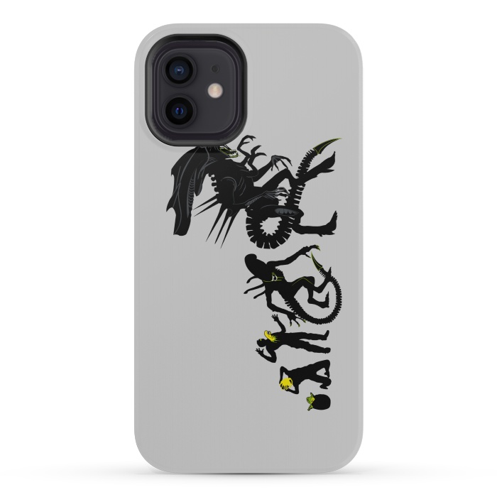 iPhone 12 mini StrongFit Alien Evolution by Samiel Art