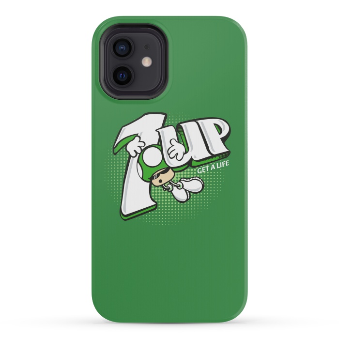 iPhone 12 mini StrongFit 1UP Get a Life by Samiel Art
