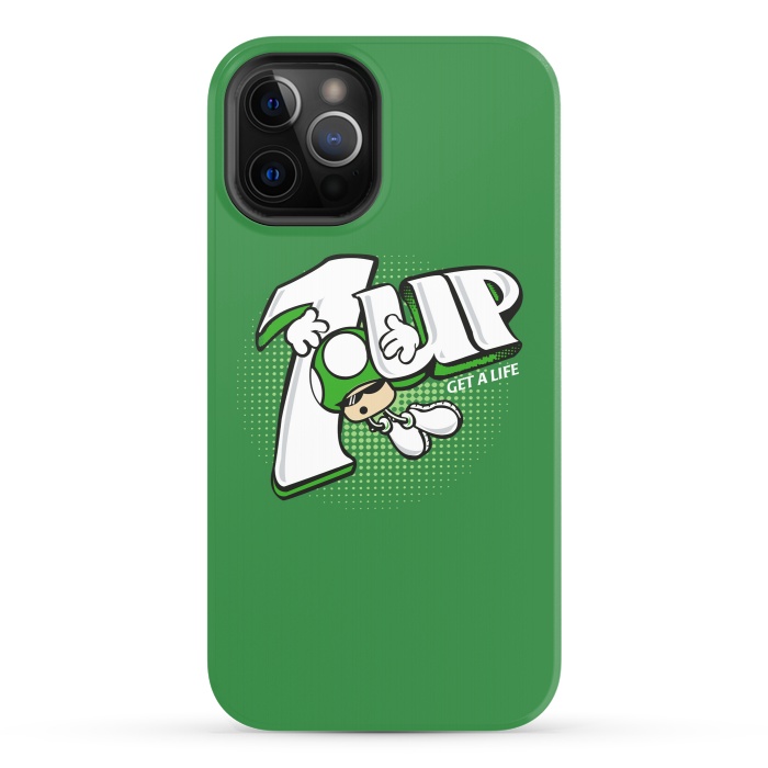 iPhone 12 Pro StrongFit 1UP Get a Life by Samiel Art