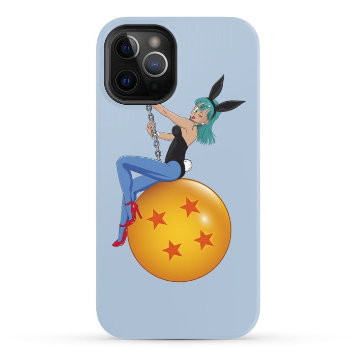 iPhone 12 Pro StrongFit Bunny Ball by Samiel Art