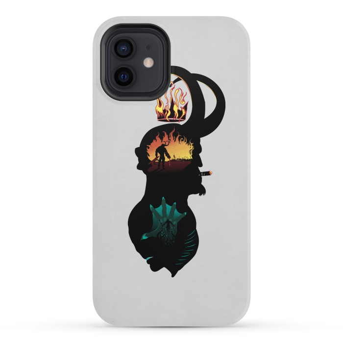 iPhone 12 StrongFit Paranormal Agents by Samiel Art