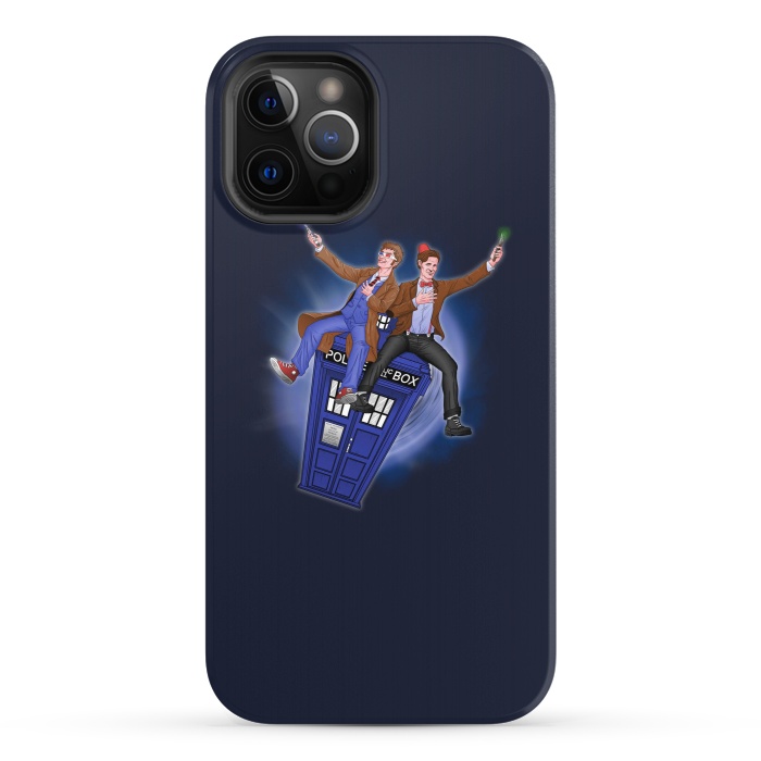 iPhone 12 Pro StrongFit THE DOCTOR'S TIMEY-WIMEY ADVENTURE by SKULLPY