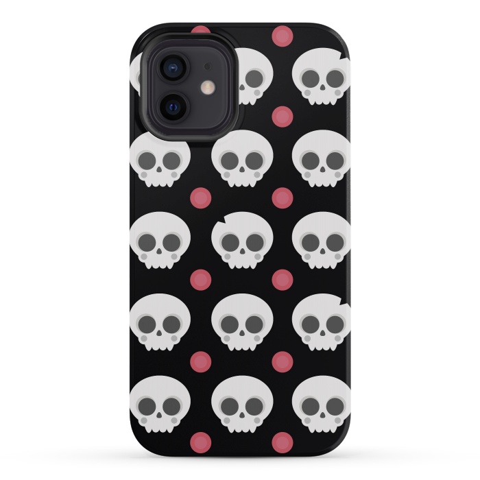 iPhone 12 StrongFit Skulls Pattern by Dellán