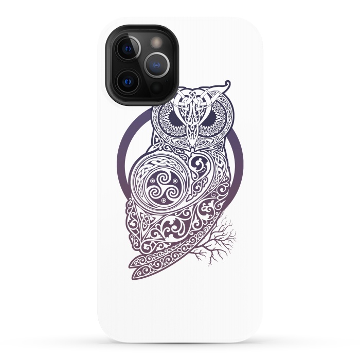 iPhone 12 Pro StrongFit CELTIC OWL by RAIDHO