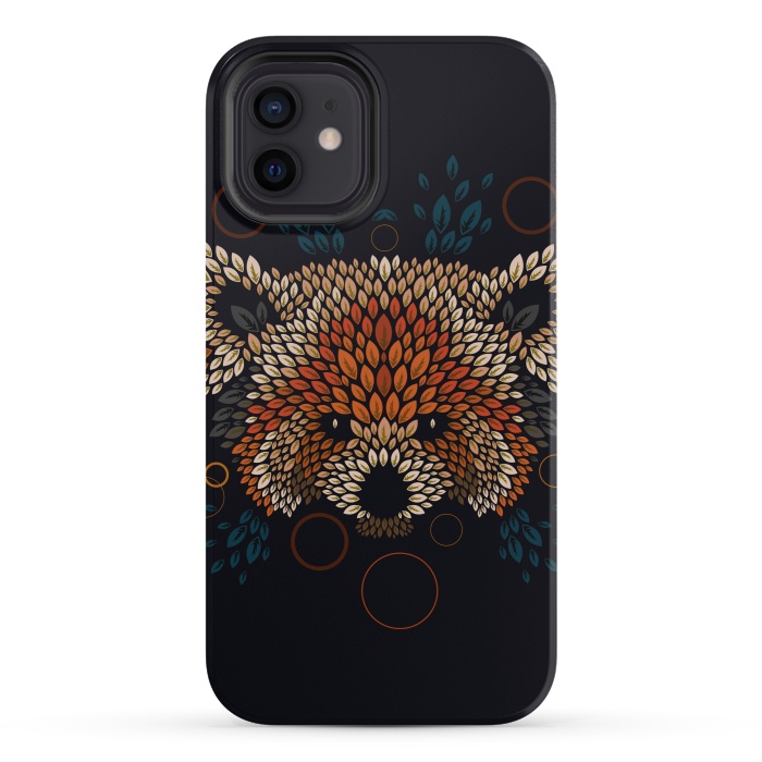 iPhone 12 mini StrongFit Red Panda Face by Q-Artwork