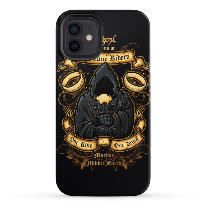 iPhone 12 StrongFit The Nine Tavern by Q-Artwork