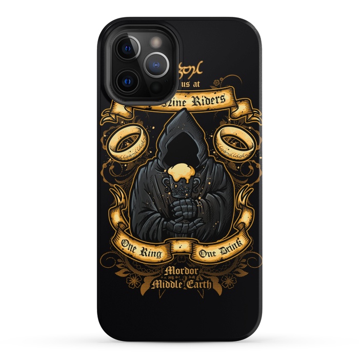 iPhone 12 Pro StrongFit The Nine Tavern by Q-Artwork