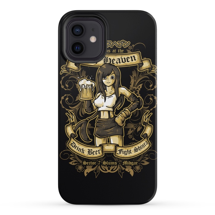 iPhone 12 mini StrongFit 7th Heaven by Q-Artwork
