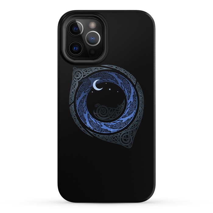 iPhone 12 Pro StrongFit MOONLIGHT ROUNDELAY ( Raven's Eye ) by RAIDHO