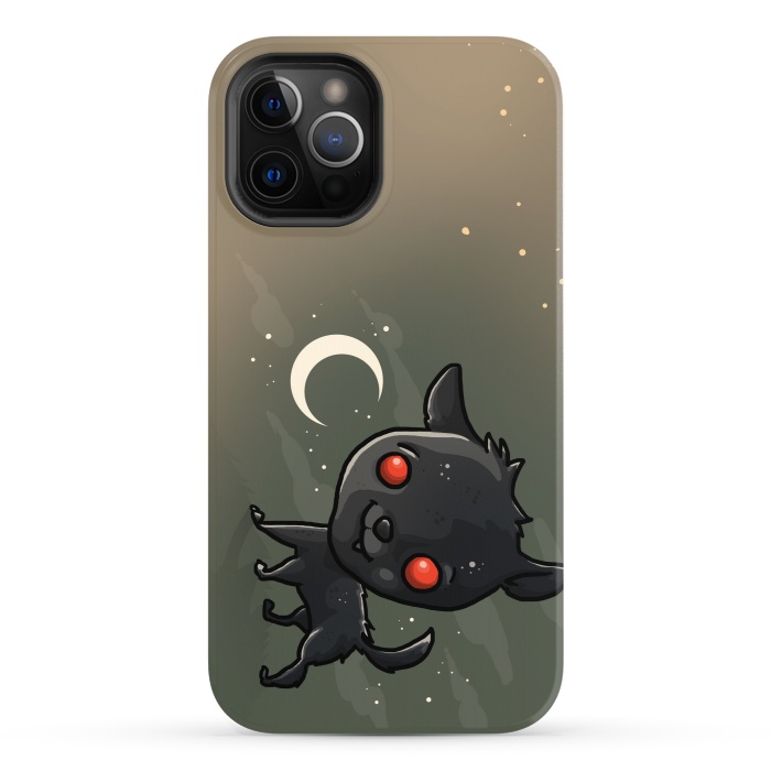 iPhone 12 Pro StrongFit Cute Black Shuck by Q-Artwork