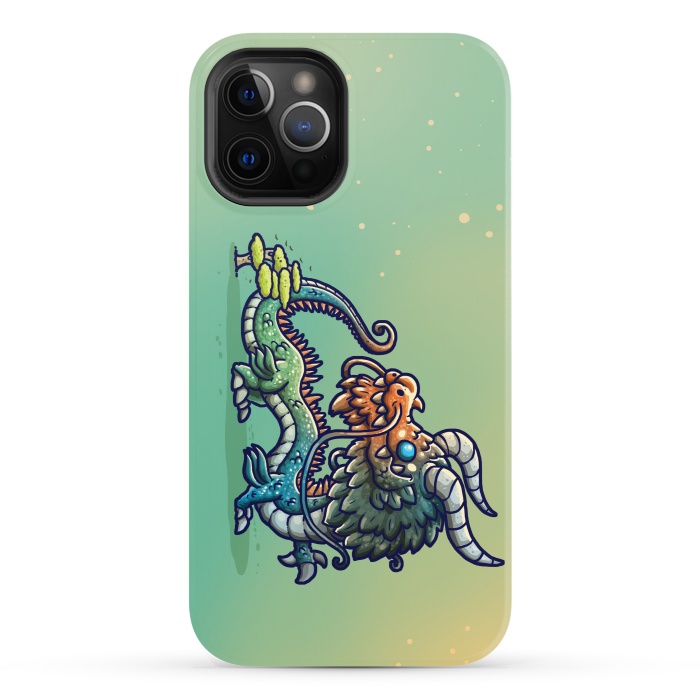 iPhone 12 Pro StrongFit Cute Chinese Dragon by Q-Artwork