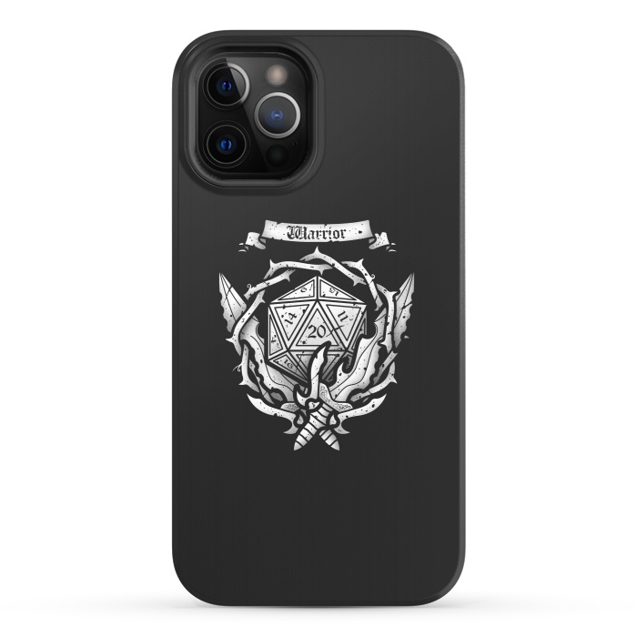 iPhone 12 Pro StrongFit Warrior Crest by Q-Artwork