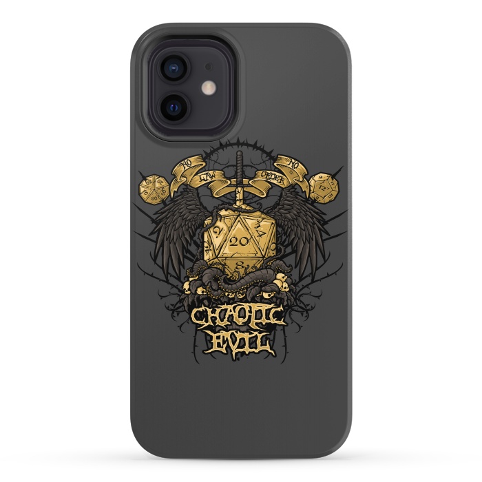 iPhone 12 StrongFit Chaotic Evil by Q-Artwork