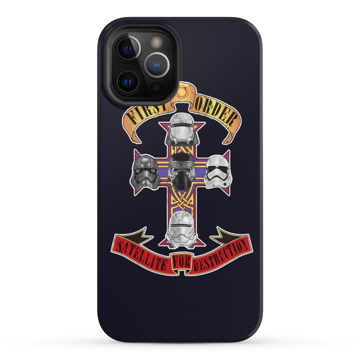 iPhone 12 Pro StrongFit SATELLITE FOR DESTRUCTION by SKULLPY