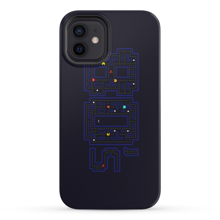 iPhone 12 mini StrongFit FEELING 80'S - PACMAN by SKULLPY