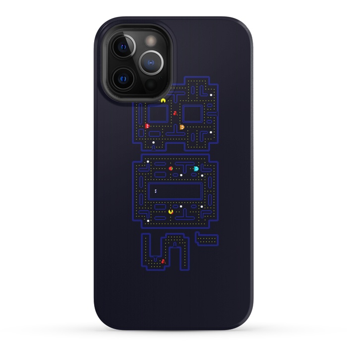 iPhone 12 Pro StrongFit FEELING 80'S - PACMAN by SKULLPY