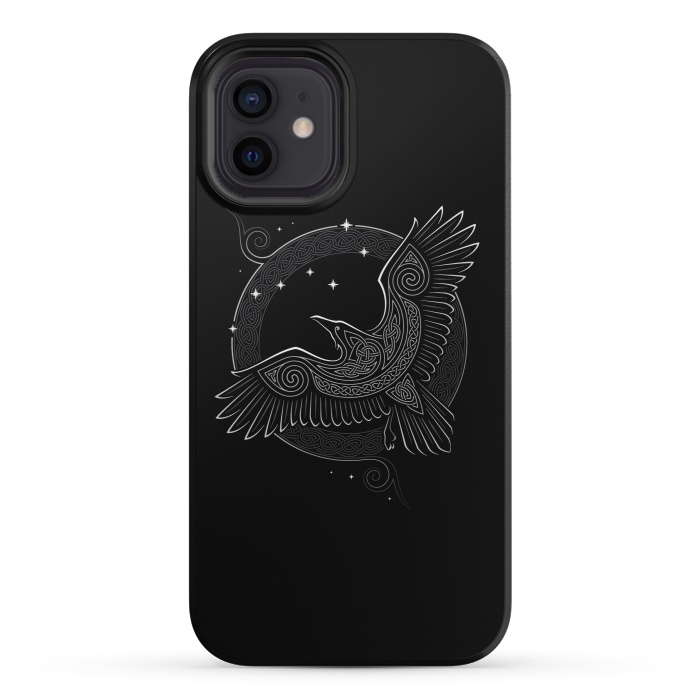 iPhone 12 mini StrongFit NORTHERN RAVEN ( Path to the North ) by RAIDHO