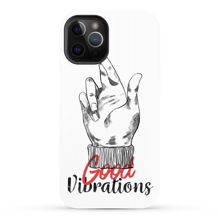 iPhone 12 Pro StrongFit Good Vibrations by Ilustrata