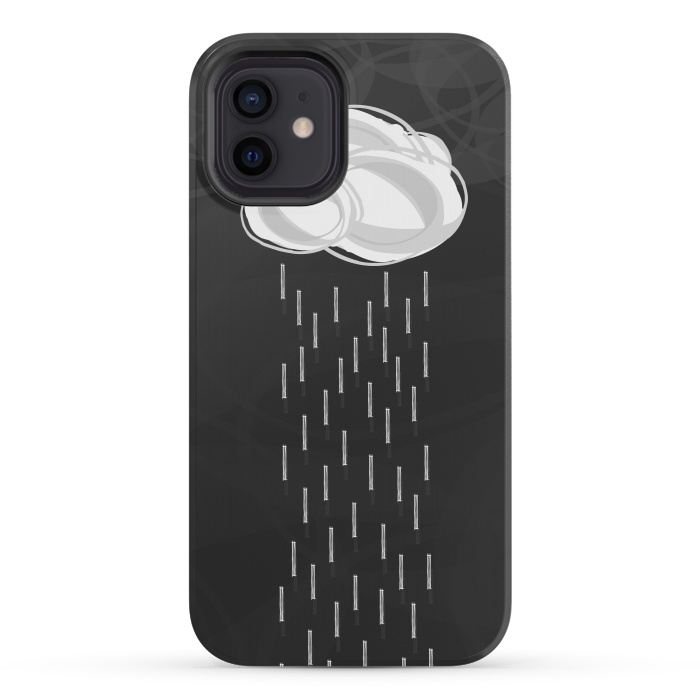 iPhone 12 mini StrongFit Midnight Rain by Dellán