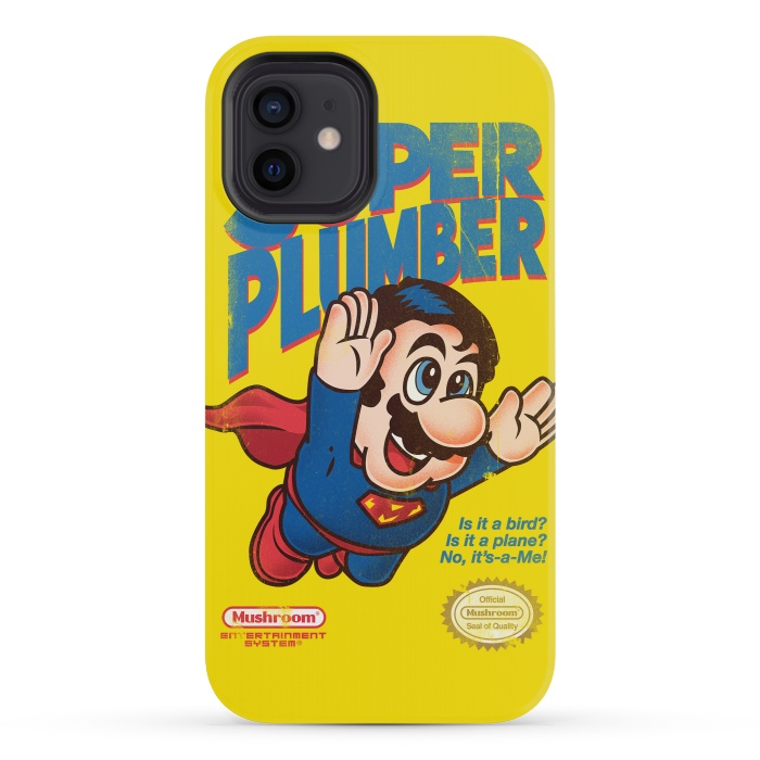 iPhone 12 mini StrongFit Super Plumber by Vó Maria