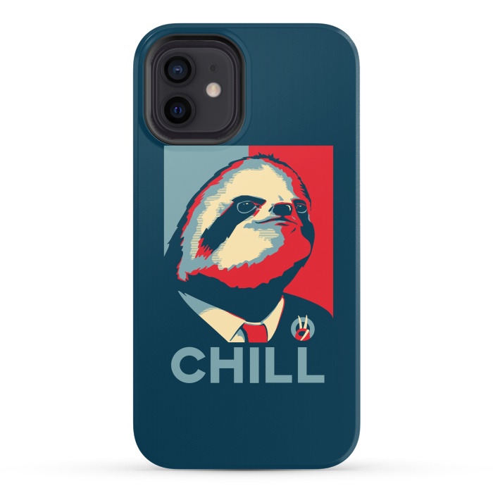 iPhone 12 StrongFit Sloth For President by Grant Stephen Shepley
