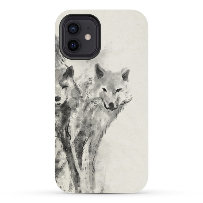 iPhone 12 mini StrongFit Wild Wolf by 38 Sunsets