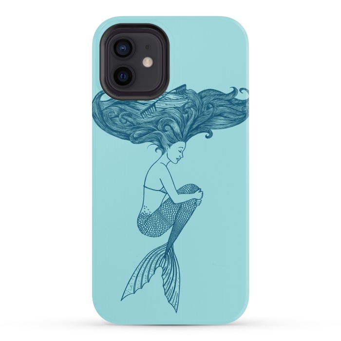 iPhone 12 StrongFit Mermaid by Coffee Man