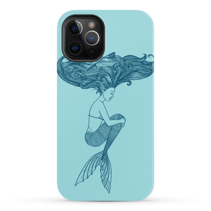 iPhone 12 Pro StrongFit Mermaid by Coffee Man