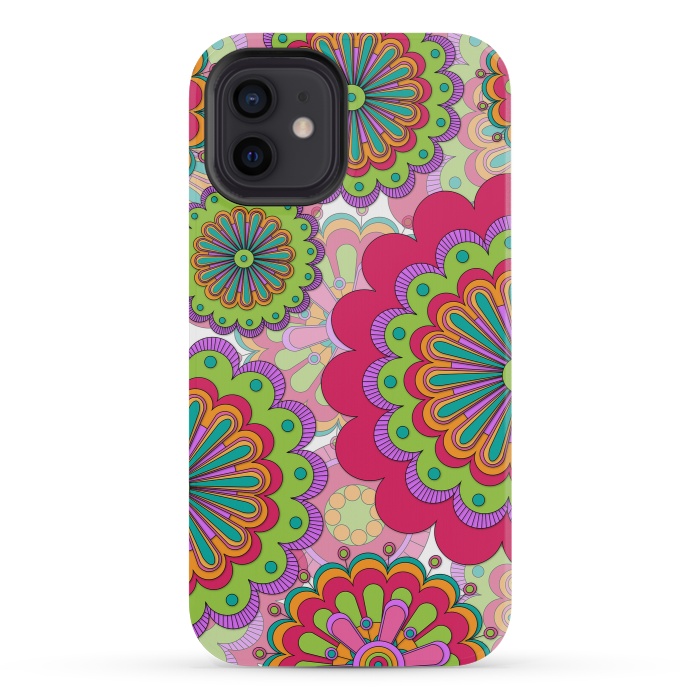 iPhone 12 mini StrongFit Funky by Shelly Bremmer