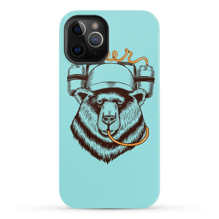 iPhone 12 Pro StrongFit BEAR LOVE BEER by Coffee Man