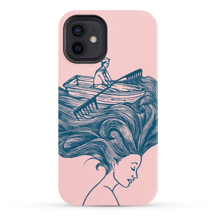 iPhone 12 StrongFit Mermaid Hair by Coffee Man