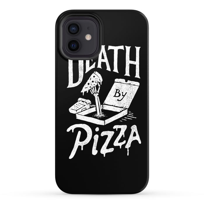 iPhone 12 StrongFit Death By Pizza by Tatak Waskitho