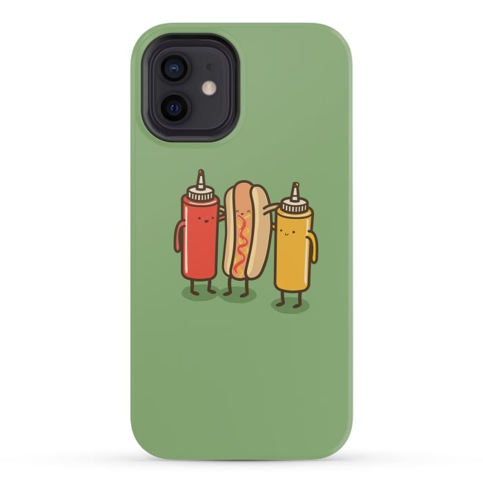 iPhone 12 mini StrongFit Best Friends by Xylo Riescent