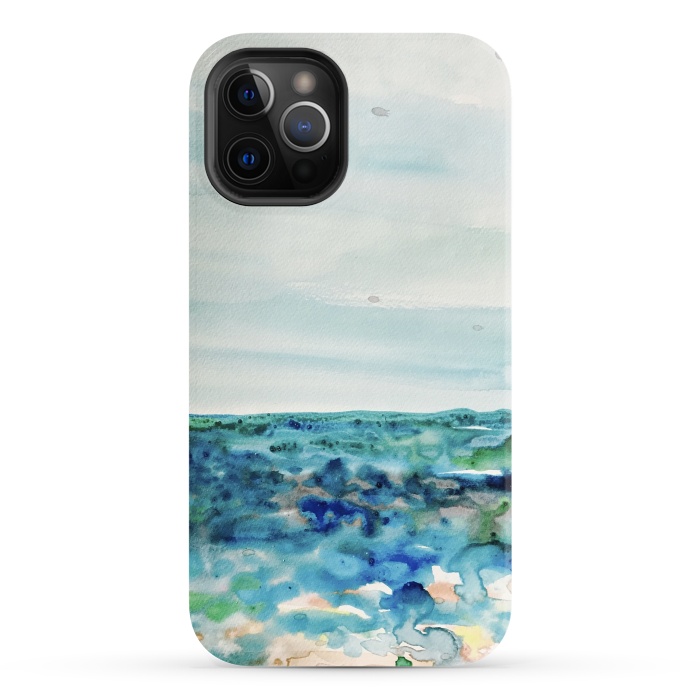 iPhone 12 Pro StrongFit Miami Beach Watercolor #8 by ANoelleJay