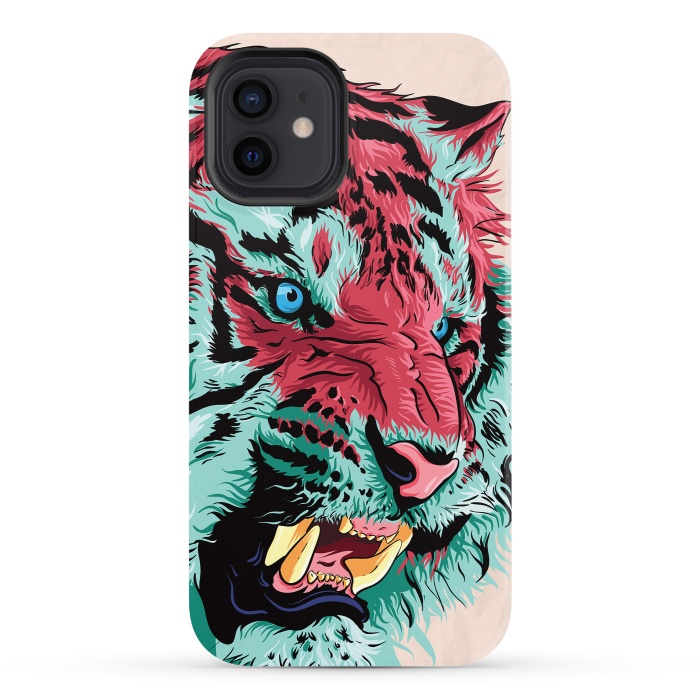 iPhone 12 StrongFit Tiger by Roland Banrévi